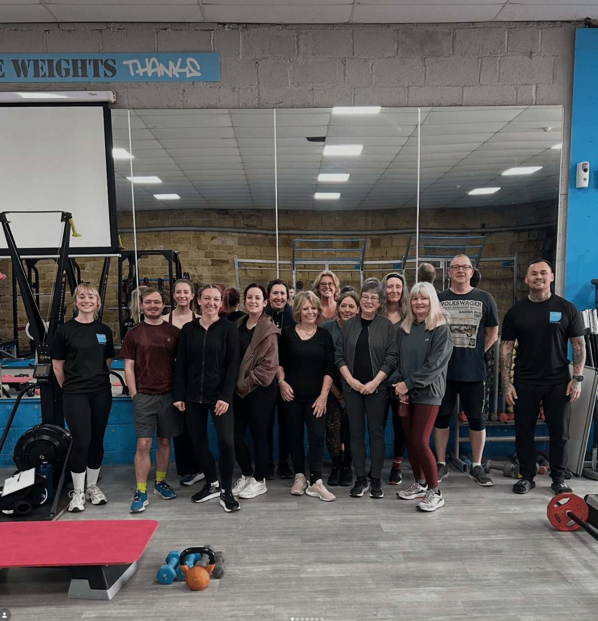 Club Energy members after a class