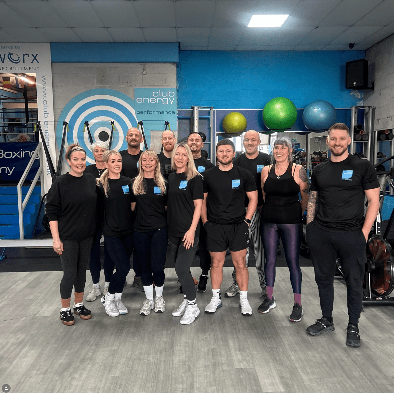 Club Energy team in uniform